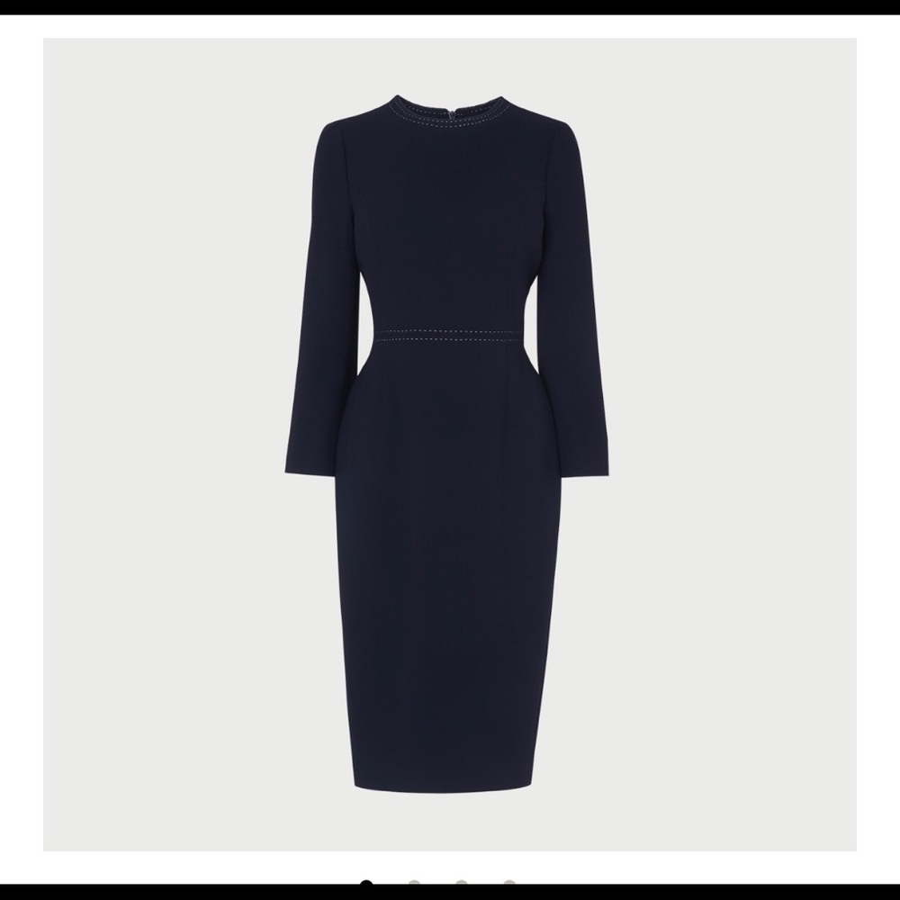 LK Bennett Sawyer Navy Dress Size 2